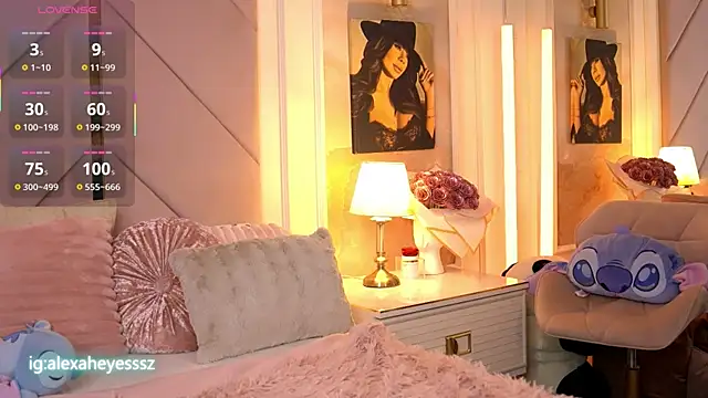 Alexaheyess online show from April 3, 5:05 am