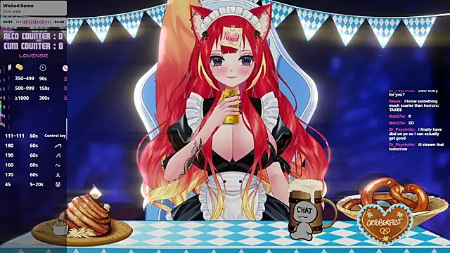 LewdFoxy VT online show from October 4, 3:38 pm