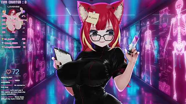 LewdFoxy VT online show from April 16, 8:08 pm