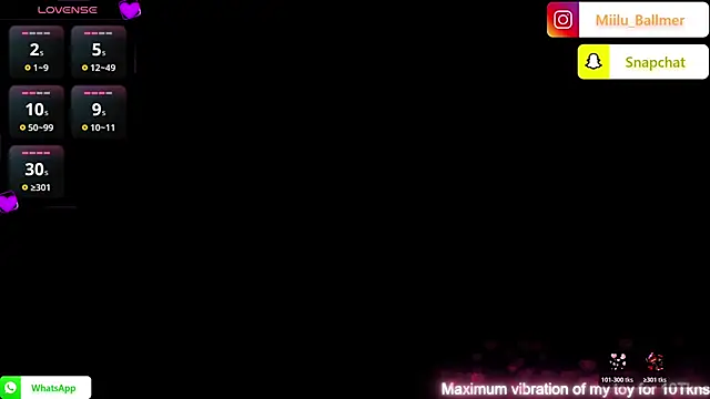 Milu ballmer online show from March 25, 7:39 pm