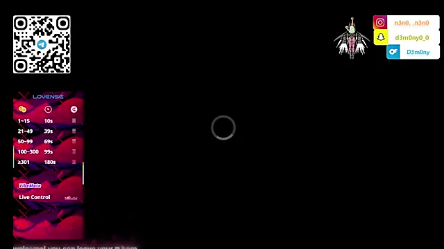 d3m0ny0 0 online show from January 17, 5:37 am