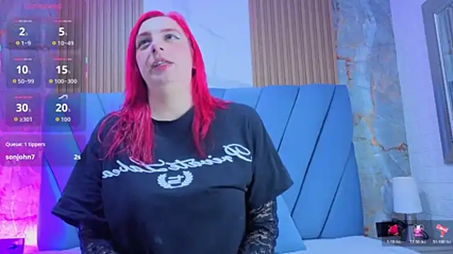 angel  red  online show from December 3, 3:09 am