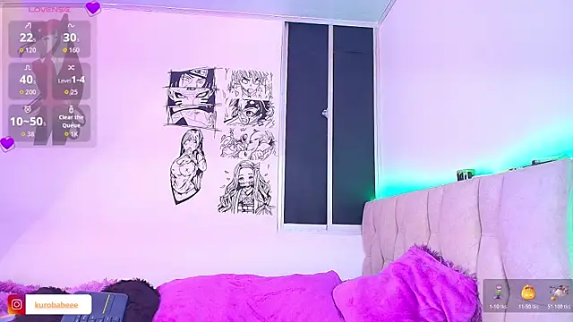 Kuro Vall online show from October 22, 2:11 pm