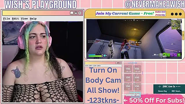 nevermakeawish online show from February 27, 4:40 pm