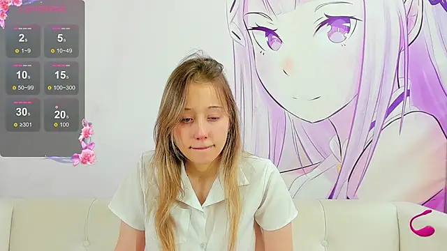 Angel Leeks online show from October 7, 1:43 am