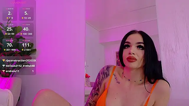 TiaBelle online show from November 18, 7:59 pm