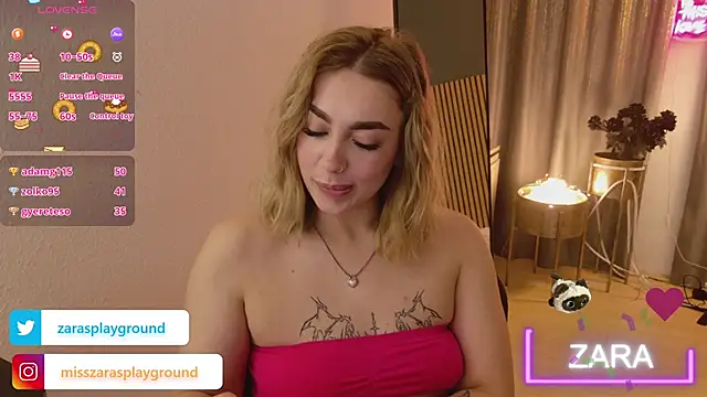 ZarasPlayground online show from April 16, 8:08 pm