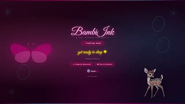 BambiInkXXX online show from April 21, 1:31 am