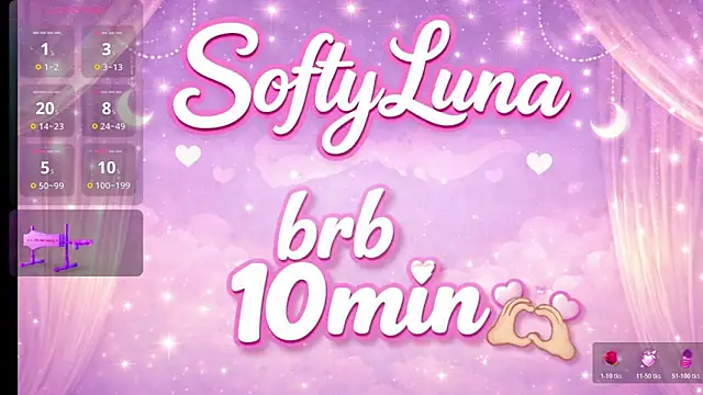 Softy Luna online show from April 15, 8:48 am