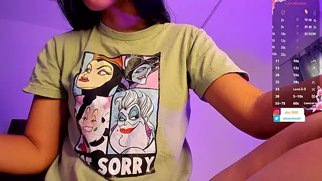 alysson 18 online show from October 12, 1:13 pm