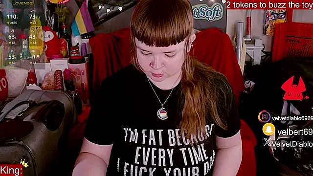 VelvetDiablo online show from April 16, 12:11 am