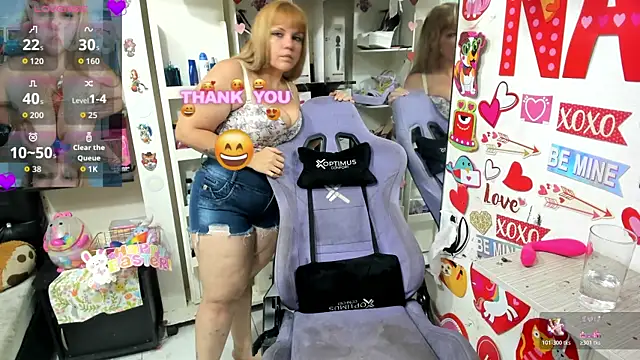 allsson queen online show from April 5, 10:20 pm