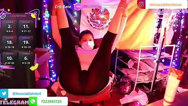 LaInsaciableIntensa online show from November 24, 2:02 am