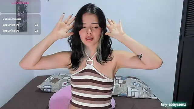 Snapshot of Abby_Saenz01 chatting on October 13, 10:45 pm Abby Saenz01 online show from October 13, 10:45 pm
