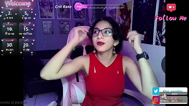 Snapshot of Abysparadise chatting on September 21, 4:44 am Abysparadise online show from September 21, 4:44 am