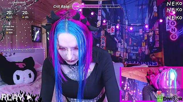 NekoCyber online show from April 11, 5:24 am