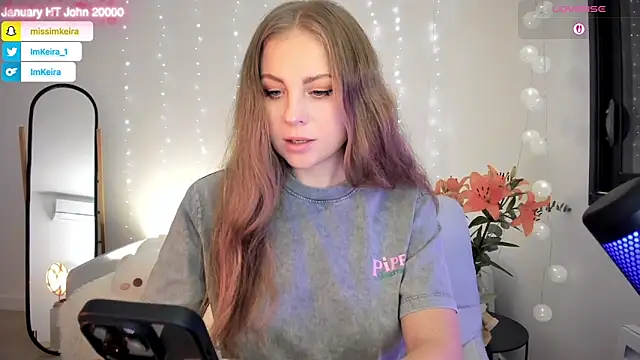 ImKeira online show from January 16, 7:21 pm