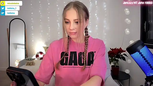 ImKeira online show from January 8, 8:24 pm